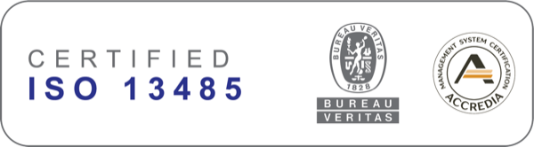Certificazione ISO 13485 — Bureau Veritas con Accredia